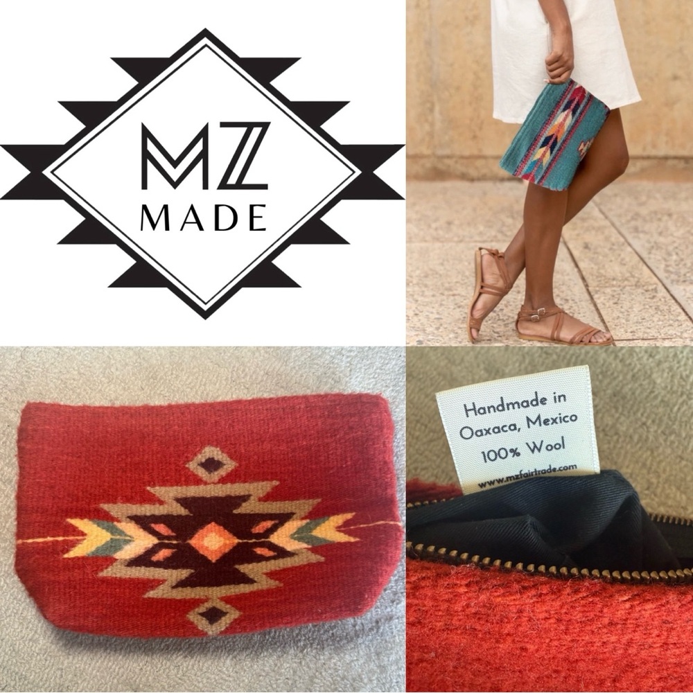 MZ Made Wool Clutch/Cosmetic Bag